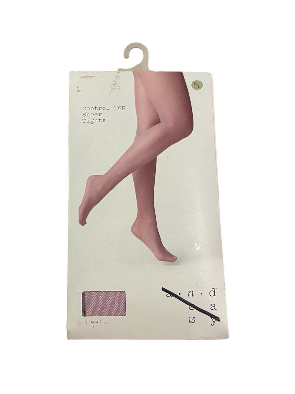 A new day Blackberry Cream Control Top Sheer Tights